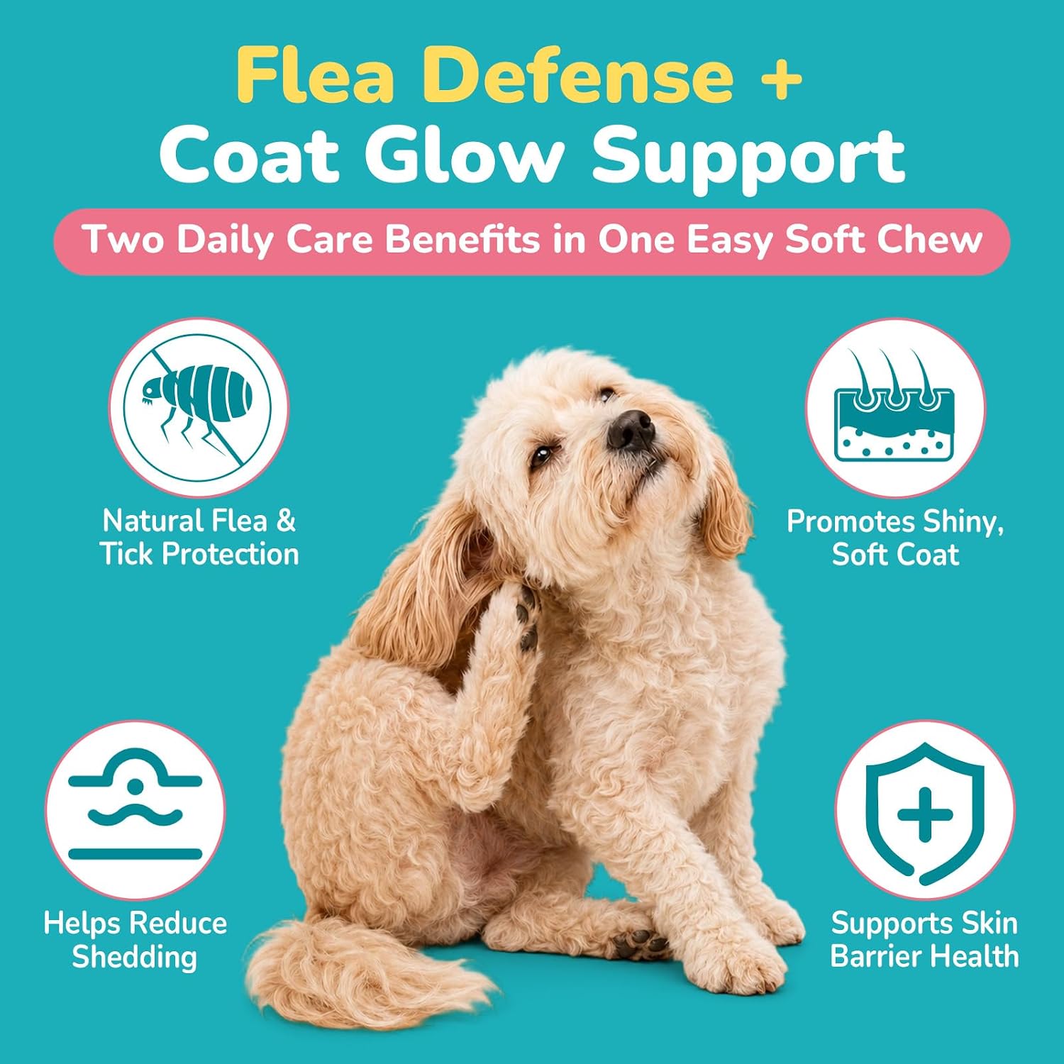 Woyamay Flea and Tick Prevention for Dogs, Soft Chews, Chicken Flavor - Image 9